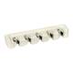 CanDo® 10-1643 5-Bar Vertical Wall Rack for Slim® and Mini™ WaTE™ Bars