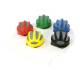 CanDo® 10-1986 Digi-Squeeze® Hand and Finger Exerciser, 5-Piece Set - With Rack, Medium