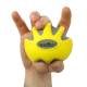 CanDo® 10-1990 Digi-Squeeze® Hand and Finger Exerciser, Large, X-Light, Yellow - Tip to Tip Position