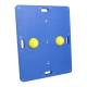 CanDo® 10-2030 Rectangular Wobble/Rocker Balance Board Combo™ with 2 Instability Balls - X-Easy, Yellow