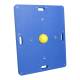 CanDo® 10-2035 Rectangular Wobble Balance Board Combo™ with 1 Instability Ball - X-Easy, Yellow