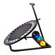 CanDo® 10-3136 Circular Ball Rebounder with Soft and Pliable Medicine Ball, 5-Piece Set - Without Rack