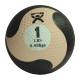 CanDo® 10-3140 Firm Medicine Ball, 8" Diameter - 1 lb, Tan