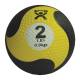 CanDo® 10-3141 Firm Medicine Ball, 8" Diameter - 2 lbs, Yellow