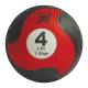 CanDo® 10-3142 Firm Medicine Ball, 8" Diameter - 4 lbs, Red