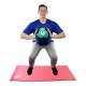 CanDo® 10-3143 Firm Medicine Ball, 9" Diameter, 7 lbs, Green - Actual Use 1