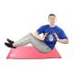 CanDo® 10-3144 Firm Medicine Ball, 9" Diameter, 11 lbs, Blue - Actual Use 2
