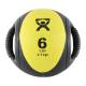 CanDo® 10-3180 Dual-Handle Medicine Ball, 9" Diameter - 6 lbs, Yellow