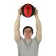 CanDo® 10-3181 Dual-Handle Medicine Ball, 9" Diameter, 12 lbs, Red - Actual Use 2