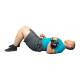 CanDo® 10-3195 Vinyl-Coated Cast-Iron Kettlebell, 20 lbs, Black - In Use for Chest Press