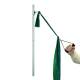 CanDo® Handle with D-Ring for Exercise Band and Tubing - In Use Close-Up (Mount and Exercise Band are Not Included)
