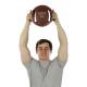 CanDo® 10-3280 Molded Dual Handle Medicine Ball, 6.60 lbs, Tan - Upper Body Use