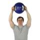 CanDo® 10-3284 Molded Dual Handle Medicine Ball, 15.40 lbs, Blue - Upper Body Use