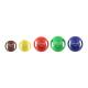 CanDo® 10-3285 Molded Dual Handle Medicine Ball, 5-Piece Set - In Line