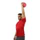 CanDo® 10-3292 One Handle Medicine Ball, 6 lbs, Red - Upper Body Use
