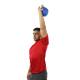 CanDo® 10-3294 One Handle Medicine Ball, 10 lbs, Blue - Upper Body Use