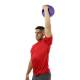 CanDo® 10-3299 One Handle Medicine Ball, 20 lbs, Purple - Upper Body Use