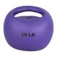 CanDo® 10-3299 One Handle Medicine Ball - 20 lbs, Purple