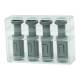 CanDo® 10-3756-4 Snap-In Finger Button for Digi-Flex® Multi® Hand and Finger Exerciser, Pack of 4 - XX-Heavy Resistance, Silver