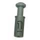 CanDo® 10-3756 Snap-In Finger Button for Digi-Flex® Multi® Hand and Finger Exerciser - XX-Heavy Resistance, Silver