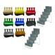 CanDo® 10-3779 Digi-Flex® LiTE® Hand and Finger Exerciser Set - 8-Piece Set, With 2 Metal Stands