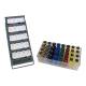CanDo® 10-3840 Digi-Flex® Multi® Hand and Finger Exerciser Clinic Pack - 5 Frames, 32 Snap-In Finger Buttons with Rack
