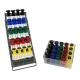 CanDo® 10-3846 Digi-Flex® Multi® Hand and Finger Exerciser Clinic Pack - 5 Pre-Built Exercisers, 20 Snap-In Finger Buttons with Rack