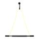 CanDo® 10-5060 Tubing with Overdoor Pull-Down Bar Exerciser - X-Light, Yellow