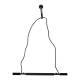 CanDo® 10-5064 Tubing with Overdoor Pull-Down Bar Exerciser - X-Heavy, Black