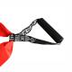 CanDo® 10-5330 Foam-Padded Adjustable Webbing Handle for Exercise Band and Tubing - In Use with Exercise Band (Exercise Band is Sold Separately)