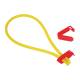 CanDo® 10-5365 Klip™ Fastener for Exercise Tubing, Small - In Use with Tubing (Tubing is Sold Separately)