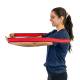 CanDo® 10-6292 Fabric Loop Plus Exerciser, 12" L, Light Resistance, Red - Arm Exercise Stretched Use