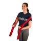 CanDo® 10-6592 MGE® Multi-Grip™ Plus Exerciser, 6' L, Light Resistance, Red - In Use
