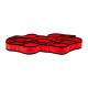 CanDo® 10-6592 MGE® Multi-Grip™ Plus Exerciser, 6' L - Light Resistance, Red