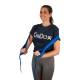 CanDo® 10-6594 MGE® Multi-Grip™ Plus Exerciser, 6' L, Heavy Resistance, Blue - In Use