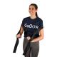CanDo® 10-6595 MGE® Multi-Grip™ Plus Exerciser, 6' L, X-Heavy Resistance, Black - In Use