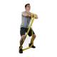 CanDo® 10-6607 MGE® Multi-Grip™ Exerciser, 6' L, XXX-Heavy Resistance, Gold - Squatting Exercise Use