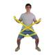 CanDo® 10-6611 MGE® Multi-Grip™ Exerciser, 30 Yard L, X-Light Resistance, Yellow - In Use
