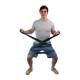 CanDo® 10-6616 MGE® Multi-Grip™ Exerciser, 30 Yard L, XX-Heavy Resistance, Silver - In Use