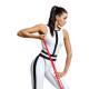CanDo® 10-6632 Intensity™ Exercise Loop, Light Resistance, Red - In Use
