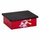 Clinton Pediatric Laminate Step Stool - Wally's Trolley Rabbit Graphic