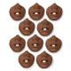 Simulaids Face Pieces for Brad Jr. Manikin - 10 Pk. - Dark