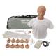 Simulaids Adam CPR Training Manikins with Electronics and Carry Bag - Light