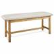 Clinton Model 100 Flat Top Classic Series Straight Line Treatment Table with H-Brace