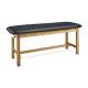 Clinton 100-E Classic Express Treatment Table with Flat Top - Black (Paper Roll is Not Included)