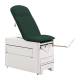 Brewer 1000A-NR-29 Access® 1000 Medical Exam Table with Pneumatic Backrest and Stirrups - Deep Sea (Drawer Warmer Switch is Not Included)