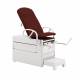 Brewer 1000AX-HSDT-RXX-27 Versa Exam Table with Patient Assist Handles, Stirrups, Pelvic Tilt, Outlet - Cabernet