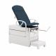 Brewer 1000AX-HSDT-RXX-31 Versa Exam Table with Patient Assist Handles, Stirrups, Pelvic Tilt, Outlet - Deep Sapphire