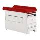 Brewer 1000P-26 Access® 1000 Pediatric Exam Table with Rear Drawer - Tapestry Red
