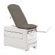 Brewer 1001A-22 Access® 1000 Medical Exam Table with Pneumatic Backrest, Stirrups, Pelvic Tilt, Drawer Warmer and 120V Power Outlet - Gunmetal